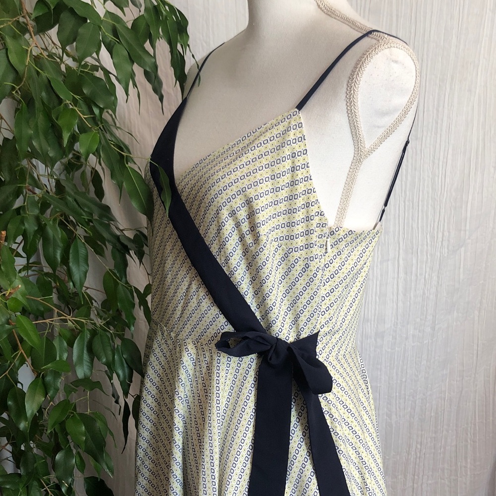 BANANA REPUBLIC size 8 halter top asymmetric hem high low summer dressy dress - Picture 8 of 12